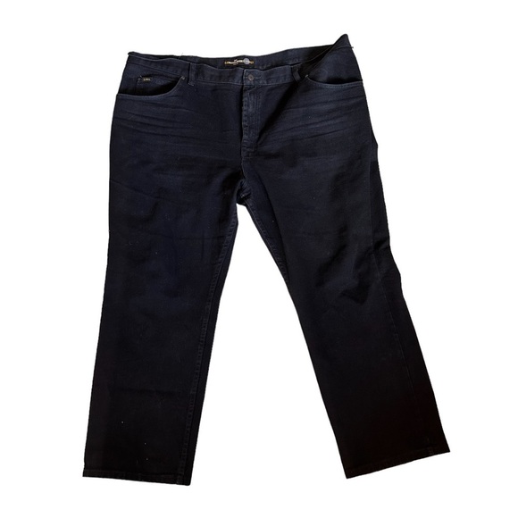 🍁 BUNDLE ONLY - 5/$15 Lee’s Black Straight Leg Jeans, Relaxed Fit, Men's size 42 - Picture 1 of 5